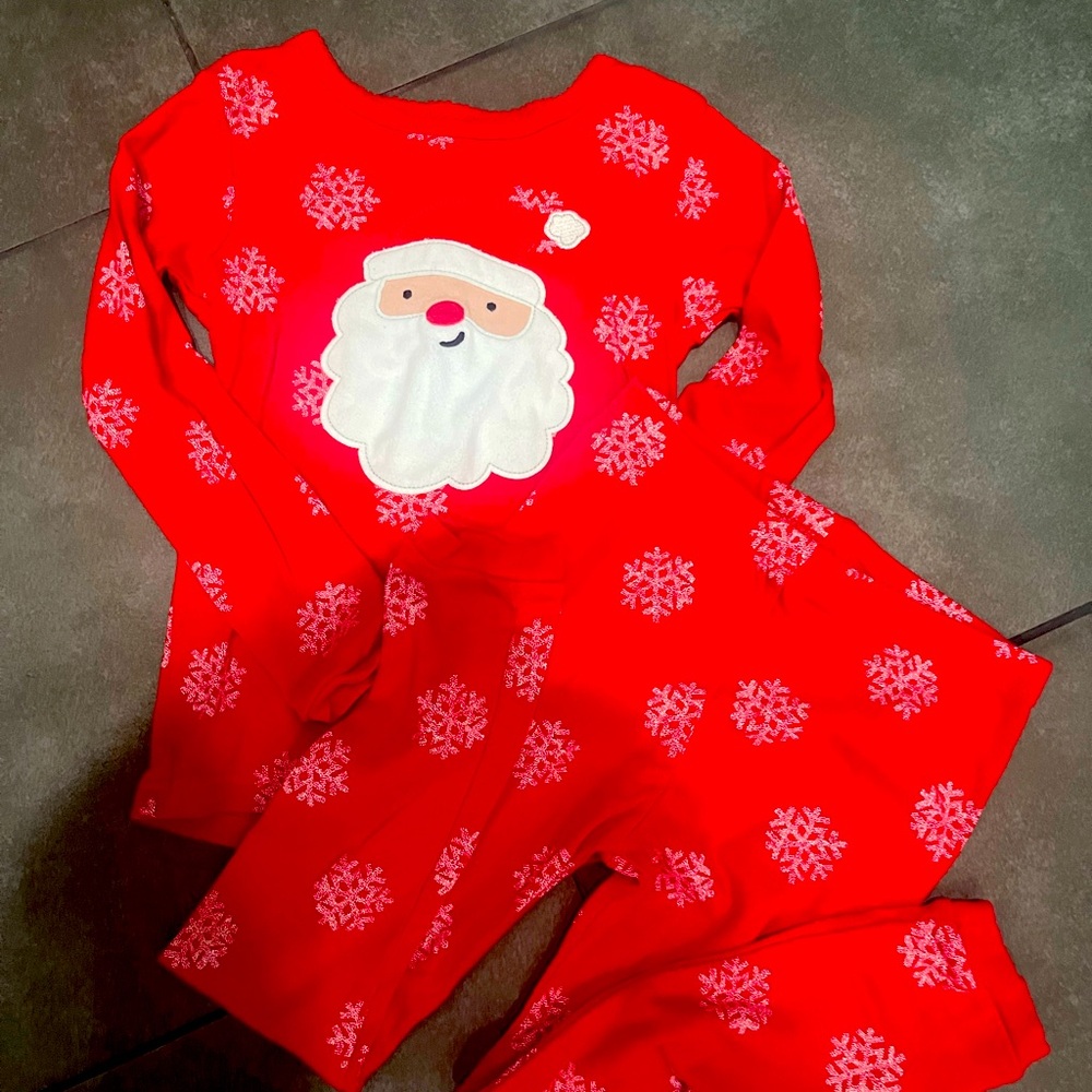 Girl Xmas PJs - size 5T. Great condition. Barely worn